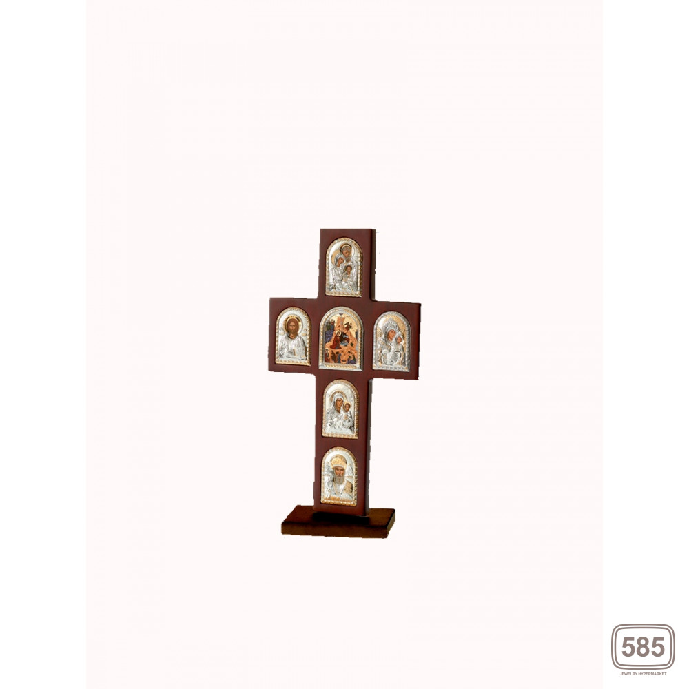 Хрест з іконами, висота 34 cм.