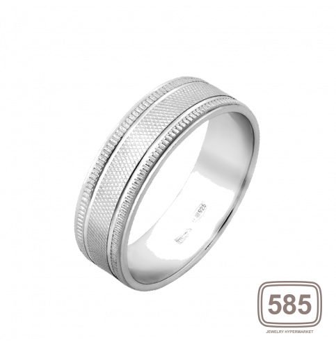 Обручальное кольцо серебряное ОС-5505 *