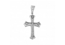Крестик серебреный