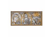 Ікона потрійна Богородиця Казанська, Спаситель, Святий Миколай