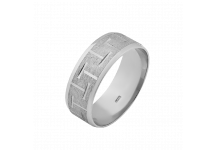 Обручальное кольцо серебряное ОС-7002 *