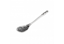 Ложка-загребушка серебряная