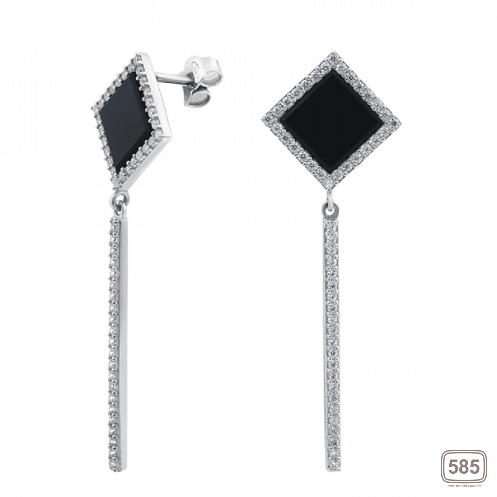 Сережки срібні  ЛК-0158-1 *