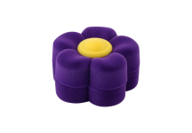 Футляр / упаковка ювелірних виробів дитяча Квітка фіолетова
