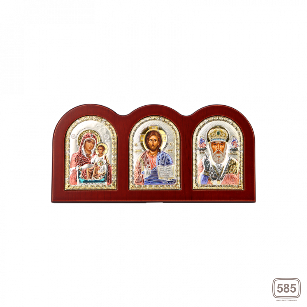 Триптих зі Спасителем, Богородицею Єрусалимською та Святим Миколаєм