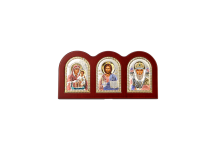 Триптих со Спасителем, Богородицей Иерусалимской и Святым Николаем