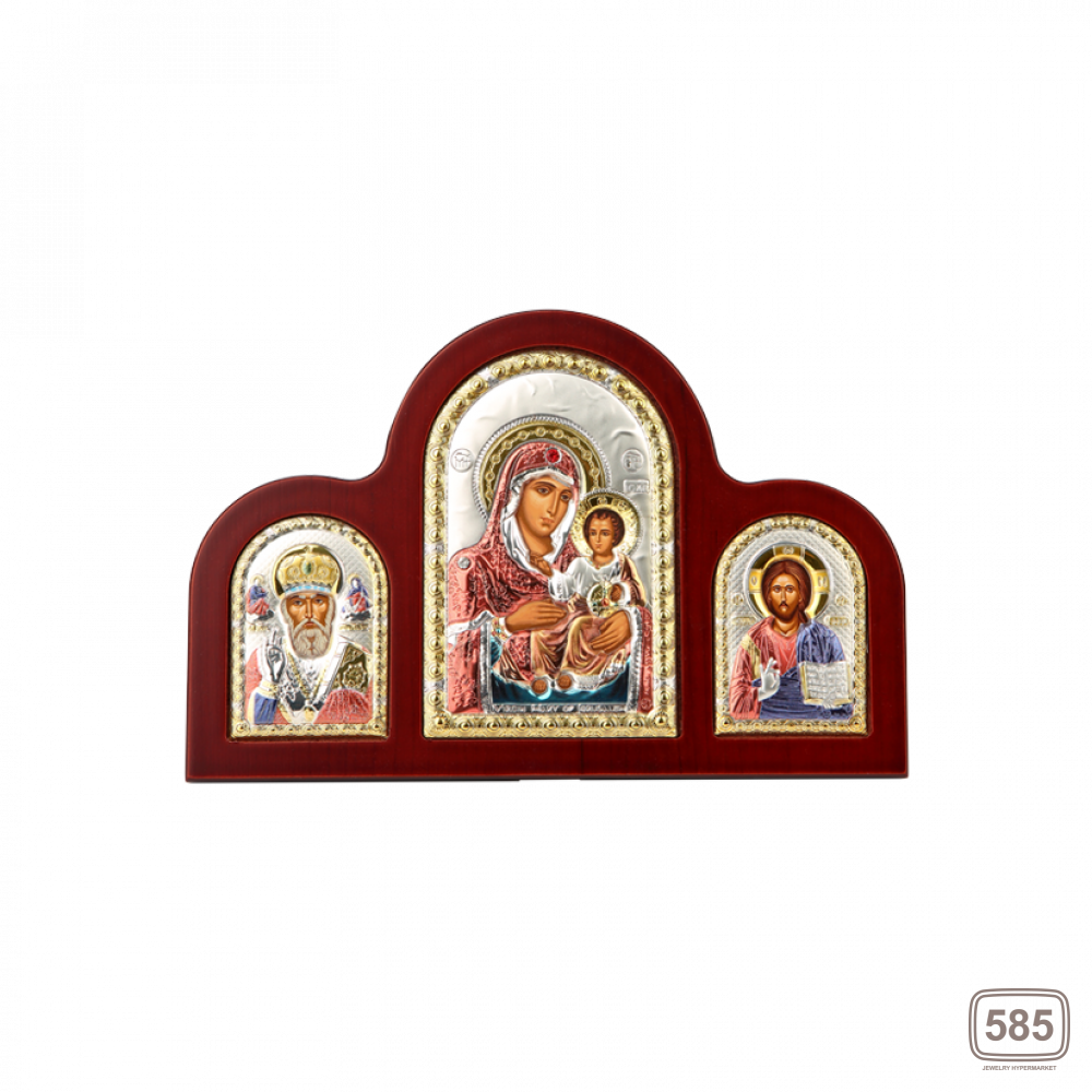 Триптих із Богородицею Єрусалимською, Святим Миколаєм та Спасителем