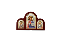 Триптих со Спасителем, Богородицей Семистрельной и Святым Николаем