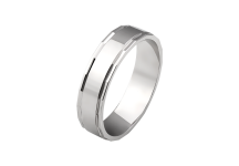 Обручальное кольцо серебреное  OC-5010 *