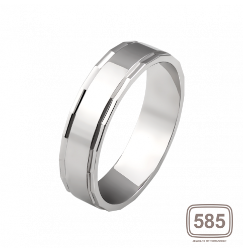 Обручальное кольцо серебреное  OC-5010 *