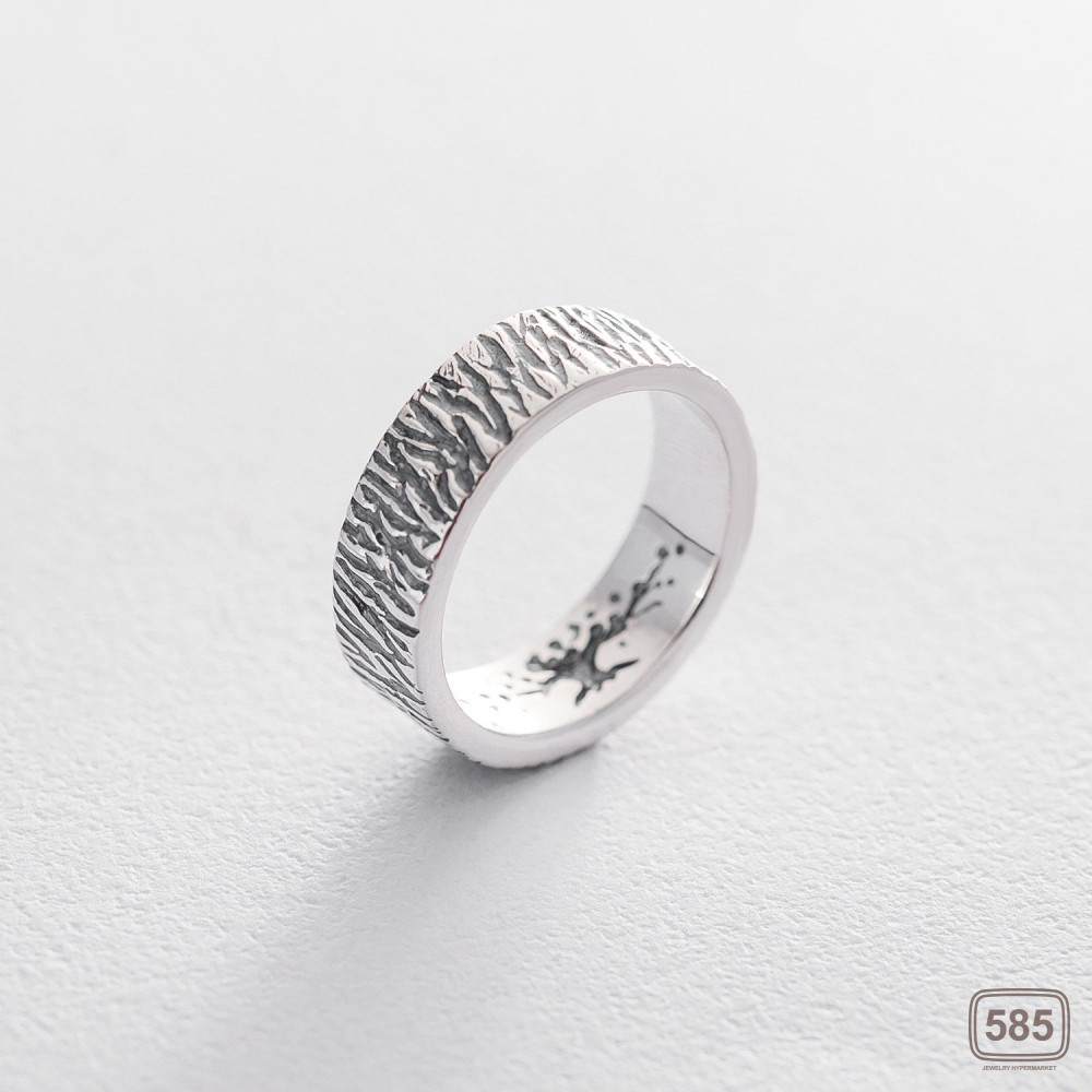 Срібний перстень ручної роботи Древо Життя