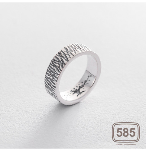Серебряное кольцо ручной работы 