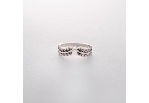 Серебряное кольцо Ветки (чернение)
