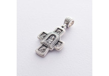 Срібний хрест «Господь Вседержитель. Іверська 
ікона Божої Матері »