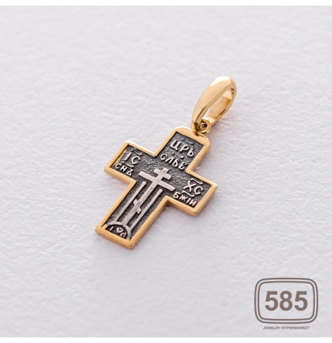 Православний срібний хрестик