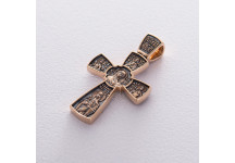 Золотий православний хрест (чорніння) 
