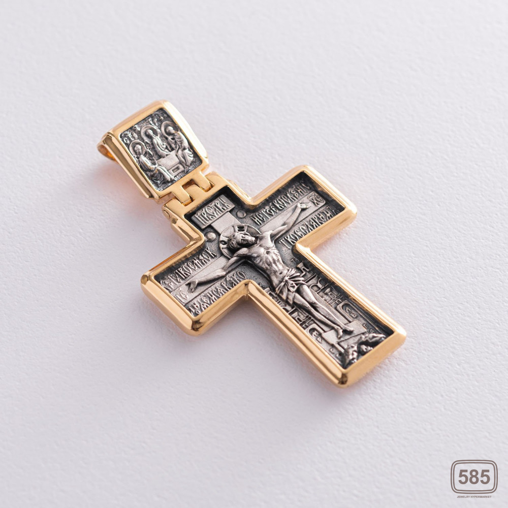 Серебряный крест с позолотой – описание, фото, отзывы