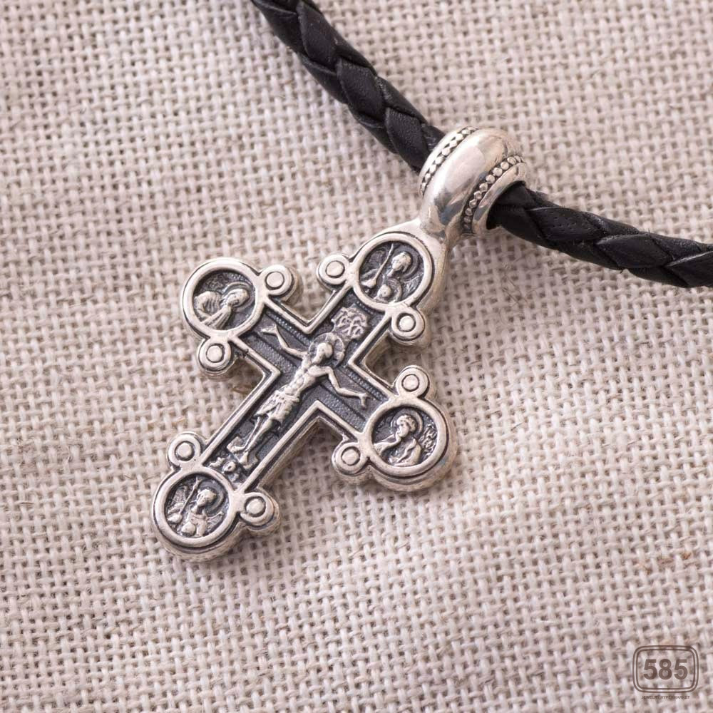 Православний хрест з чорнінням