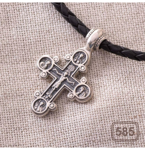 Православный крест с чернением