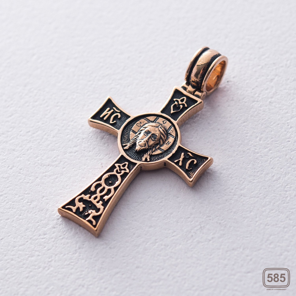 Золотий православний хрестик 