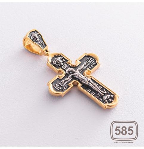 Православний срібний хрест 