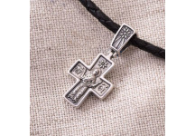 Срібний хрест з чорнінням