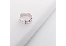 Срібний перстень-оберіг ручної роботи 
Древо життя