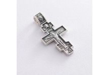 Срібний православний хрест 