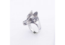 Срібний перстень Вовк