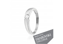 Срібна каблучка з цирконієм SWAROVSKI ZIRCONIA